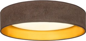 BRILAGI-LED Stropné svietidlo VELVET SIMPLE LED/36W/230V 3000K pr. 55 cm hnedé/zlaté