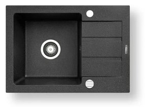 Pyramis 70165701 - Kuchynský drez NEXT 62x44 cm granit/čierny