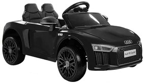 LEAN CARS ELEKTRICKÉ AUTÍČKO AUDI R8 SPYDER - NELAKOVANÉ - ČIERNE - 2x45W - 2x6V4,5Ah - 2021