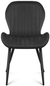 Huzaro Jedálenské stoličky Prince 2.0, sada 4 ks - černá