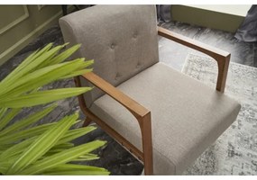 Kreslo DELI krémové