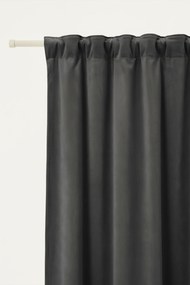 Velúrový záves SOFT VELVET grafitový 140x250 cm