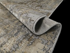 Koberec Deluxe 9095 béžový – obdĺžnikový s jemným vzorom Rozmer: 60x100 cm