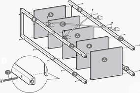 Regál na knihy, 5-úrovňový úložný regál s oceľovým rámom, rustikálny hnedý a čierny