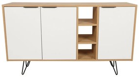 Skrinka Clara Oak and White