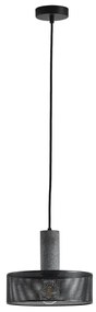 Luster na lanku 1xE27/40W/230V čierna