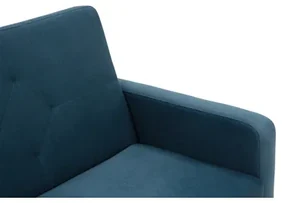 Rozkladacia pohovka ARAGO, modrá