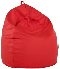 Sedací vak SAKO červený ekokoža