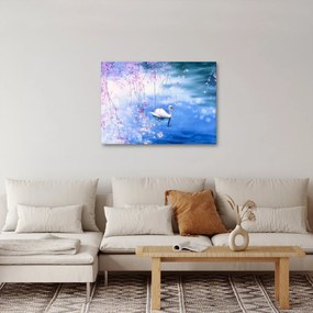 Obraz - Magické jazero (70x50 cm)