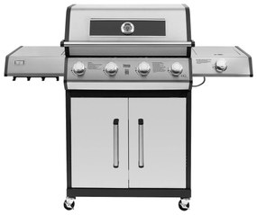 Teesa TSA0250 Plynový gril 5006 MASTER, 5 horákov, 14 kW, čierno-strieborný