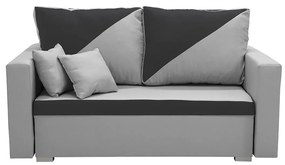 Dvojmiestna rozkladacia pohovka ASTRA2 Strieborná/čierna