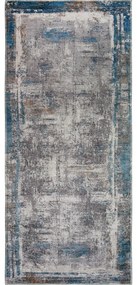 Modrý prateľný behúň 80x300 cm Abstract Colors Blue – Vitaus