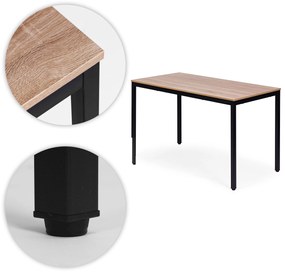 Jedálenský kuchynský stôl pre 4-5 osôb počítačový stôl 120x60 cm ModernHome