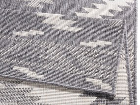 Hanse Home, Kusový koberec Twin Supreme 103428 Malibu grey creme – na von aj na doma, 160x230, šedá, chodba / predsieň