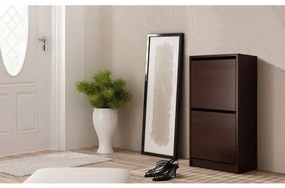 Skrinka na topánky dva diely wenge