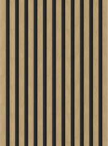 Mexen Lam-B, akustické stenové lamely 275 × 30 cm, HDF doska 4 mm, technická dyha, orech ľanový, S100-275307-3015-015