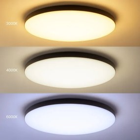 LED stmievateľné stropné svietidlo SIENA LED/80W/230V 3000-6000K priemer 75 cm čierne + DO