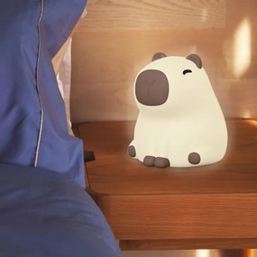 LED RGBW Stmievateľná detská lampa LED/1W/5V USB 1200 mAh kapybara