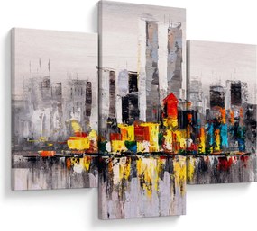 Obraz - Maľba veľkomesta (90x60 cm)