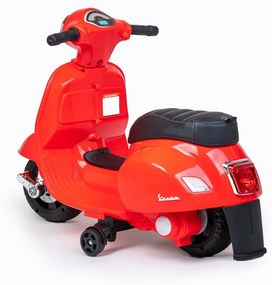 Baby Mix Detská elektrická motorka Vespa, červená