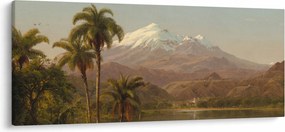 Obraz - Frederic Edwin Church, Tamaca Palms, reprodukcia (120x50 cm)
