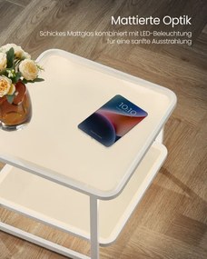 Sada 2 konferenčných stolíkov s LED LCT246W01