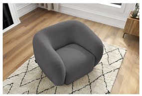 Tmavosivé kreslo Celine – Bobochic Paris