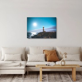 Sklenený obraz majáku (70x50 cm)