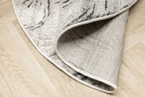 Koberec MATARA P176A sivý / antracitový kruh