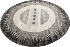 TA Koberec K189A ČIERNE SARI KOLESO B1X Rozmer: 130x130 cm