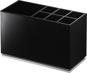 Čierny plastový stojan na zubné kefky Mist – YAMAZAKI