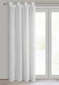 ZÁCLONA NA KRÚŽKOCH MELI1 140X250 CM BIELA