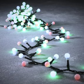 Svetelný veniec zelený s 1000 viacfarebnými LED diódami 23m IP44 - Comet