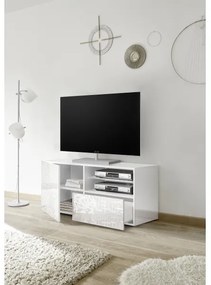 Televízny stolík ARIA biela