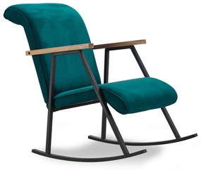 Hojdacie kreslo YOKA 55 cm petrolejové