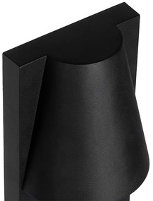 Priemyselná vonkajšia stojaca lampa čierna IP44 - Femke