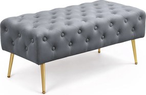 Taburet Monaco grafitový