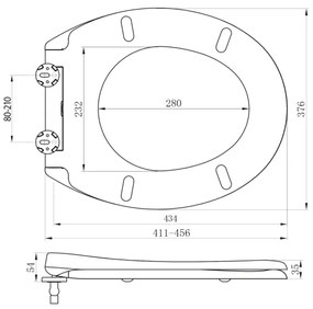 Sapho - WC sedátko ADINA SoftClose biele