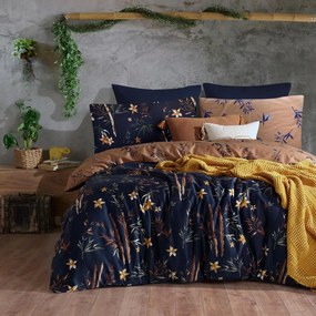 SATÉNOVÉ OBLIEČKY BAMBOO FLOWER EXCLUSIVE 200X220 CM, 2KS 70X80 CM VZOROVANÉ