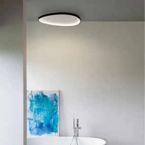 Ideal Lux - LED Stropné svietidlo GEMINI LED/42W/230V pr. 81 cm CRI 90 čierna