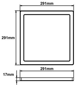 Globo 12380-24B - LED Stropné svietidlo LASSE LED/24W/230V 3000/4000/6500K čierna