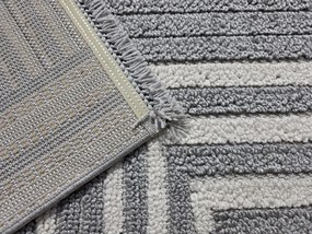 DC Koberec Milano 011 sivá krémová Rozmer: 80×200 cm