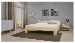 Mrava Manželská posteľ z masívu VELIA buk 200x180 Rozmer: 200x180