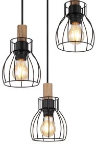 Globo 15326-3H1 - Luster na lanku MINA 3xE27/40W/230V