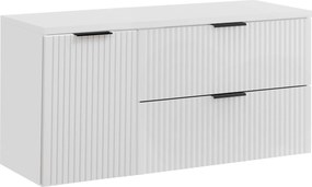 Comad Kúpeľňová skrinka pod doskové umývadlo s košom na bielizeň Adel White SET-ADW B LB 120 biela