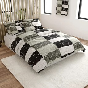 Krepové obliečky KASPARO BLEND sivé Rozmer obliečky: 70 x 90 cm | 140 x 200 cm