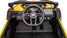 LEAN CARS Dobíjací kočík Can-am DK-CA003 Žltý