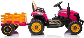 LEAN CARS Batériový traktor BBH-030 ružový