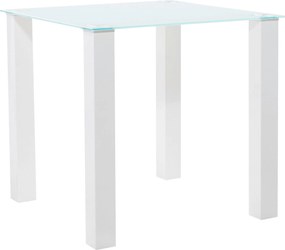 XXXLutz JEDÁLENSKÝ STÔL, biela, 80/80/76 cm P & B - Stoly - 001089019301