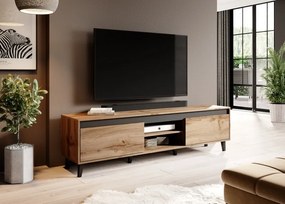 TV stolík NORD 2 170 cm dub wotan/antracitový